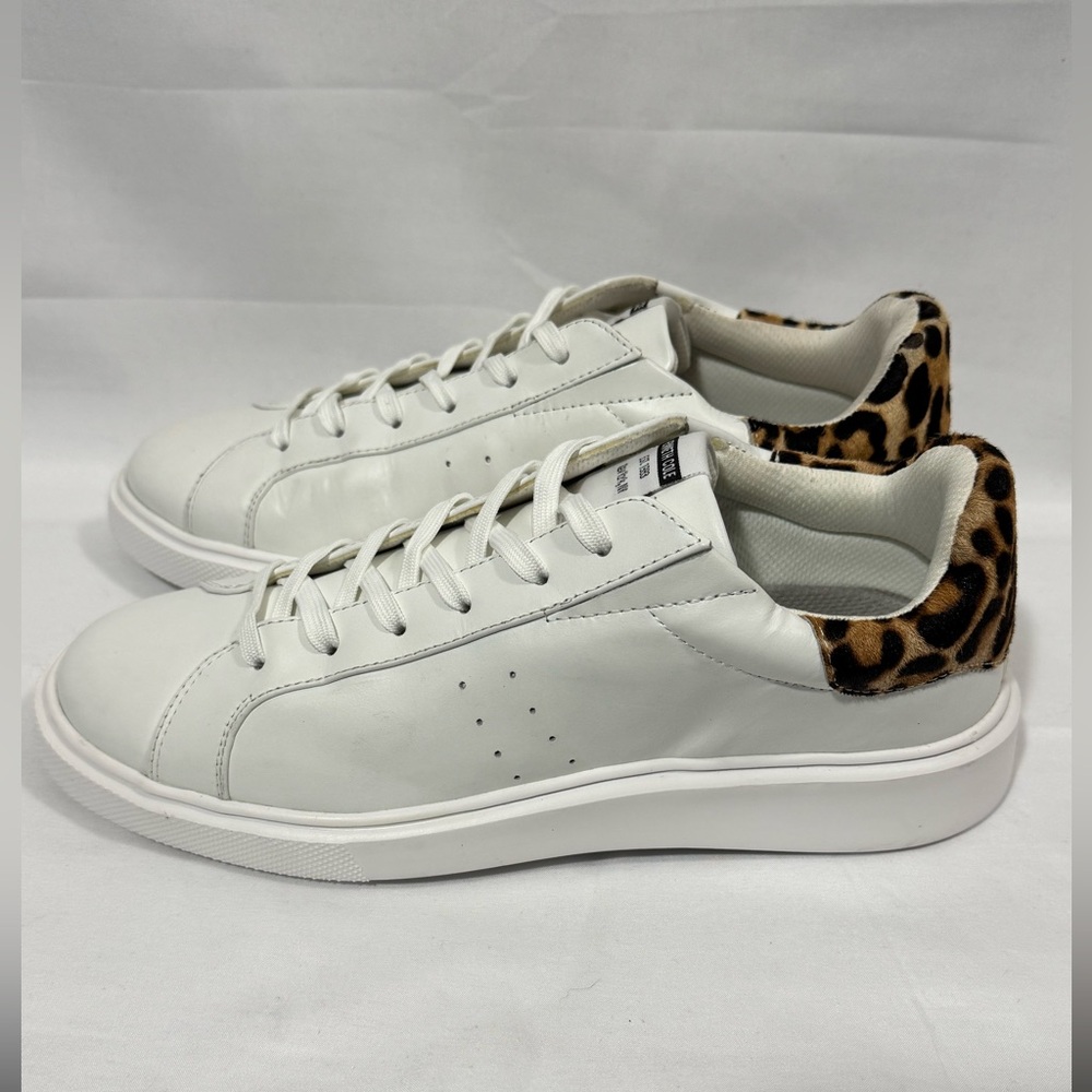 Kenneth Cole Women's Kam Lace Up Leather & Calf Hair Platform Sneakers